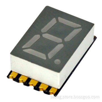 0.3-inch Single SMD LED Digit Display, Red Color, 640nm, Common Anode